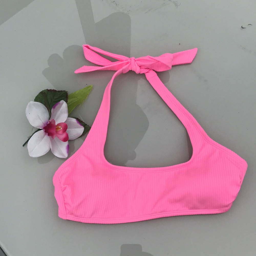 Bright Pink Bikini Top